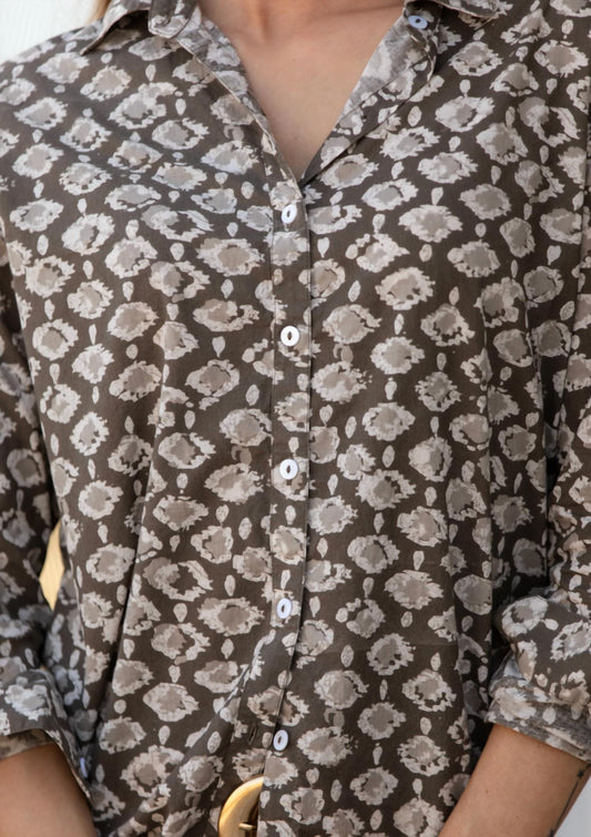 Cotton Keepsake Button Down Top