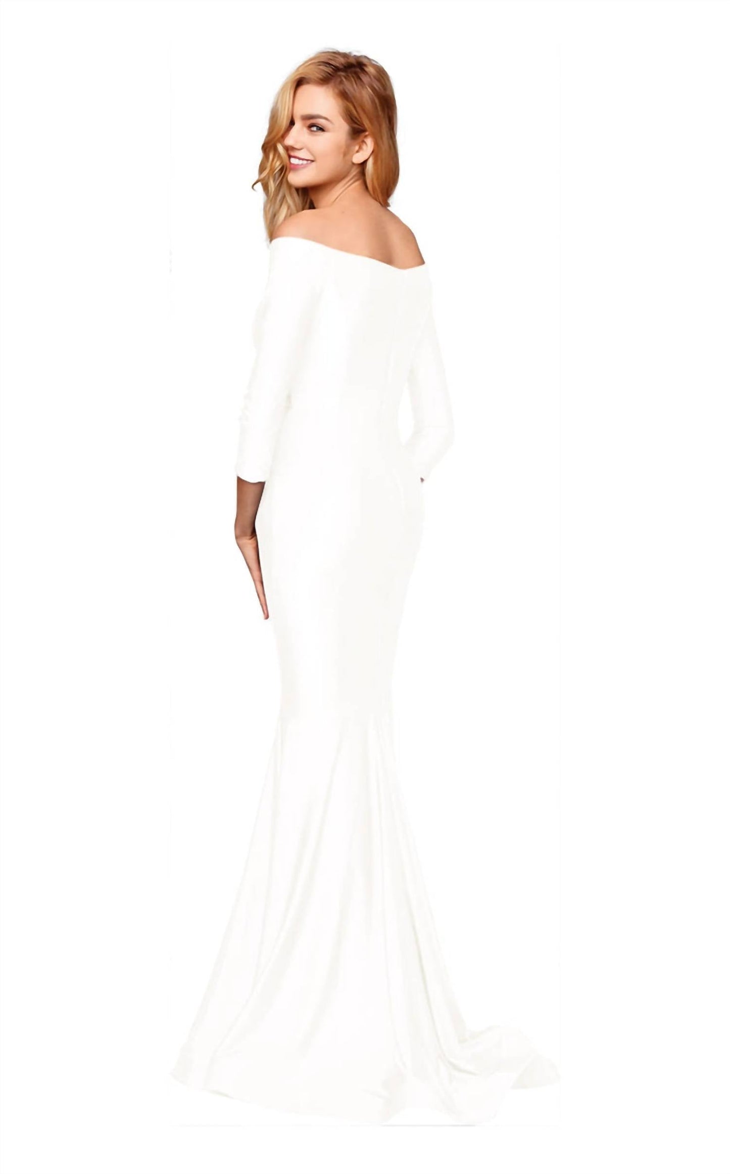Off-shoulder Mermaid Gown