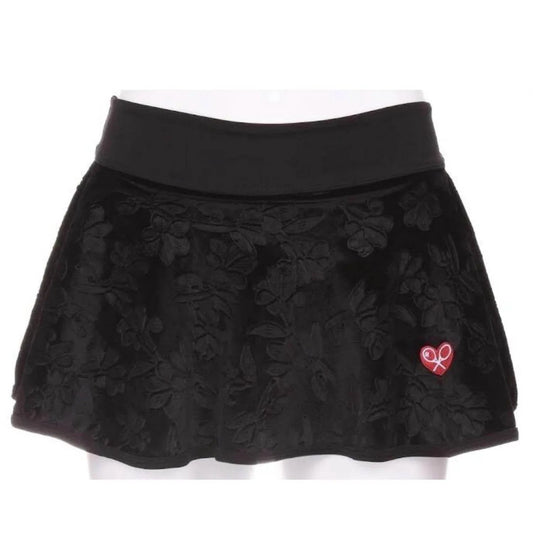 Women's Velvet Love Tennis Skirt