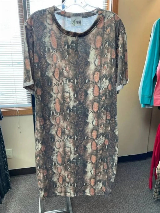 Women's Short Sleeve T-shirt Dress