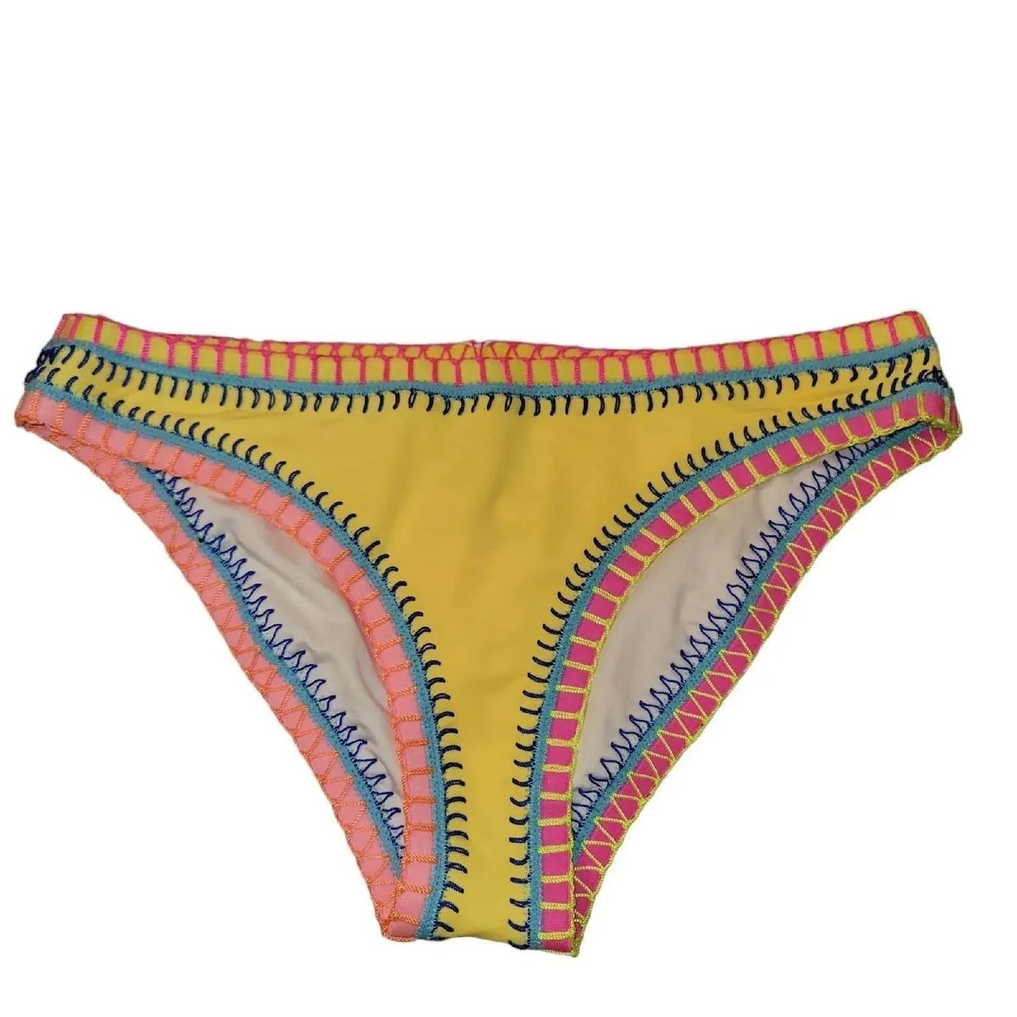 Stitched Scoop Bikini Bottoms