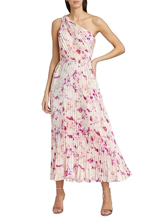 Alina One-Shoulder Midikleid für Damen