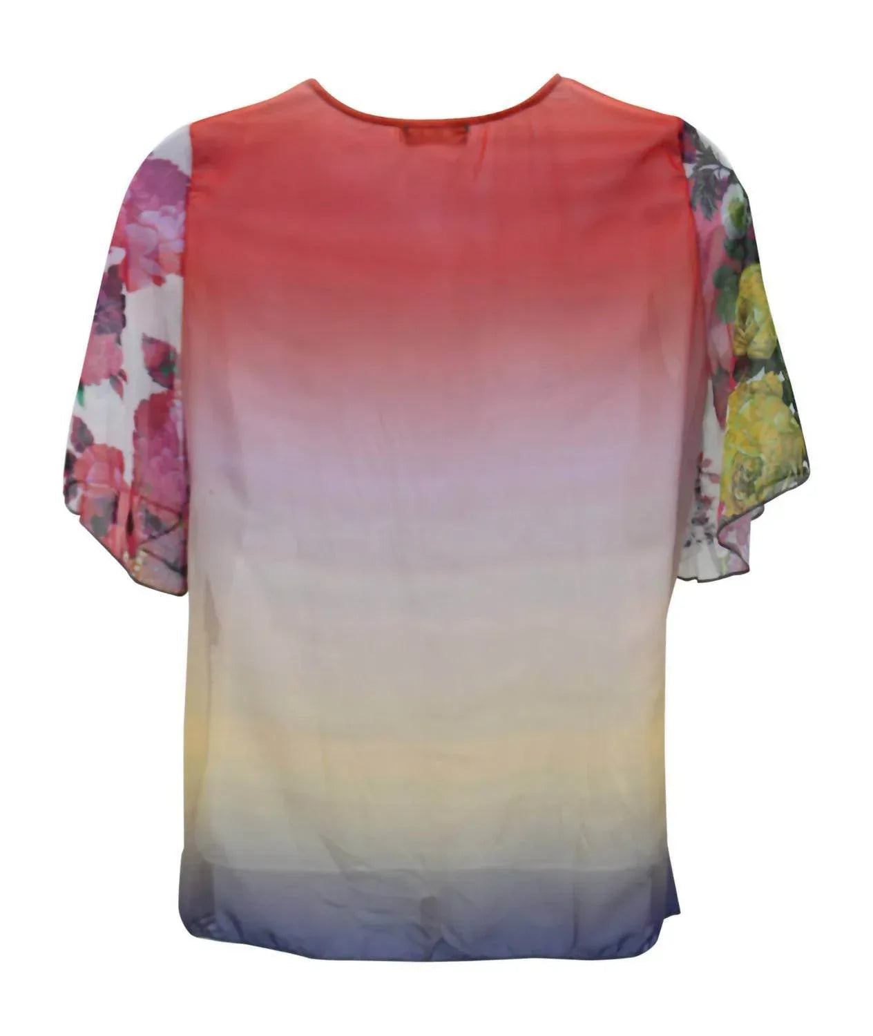 Floral Cowl Neck Top