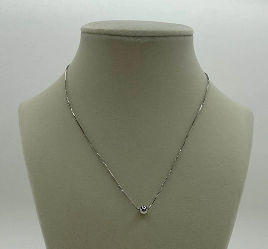 Women's Adjustable Ball Bead Pendant Necklace