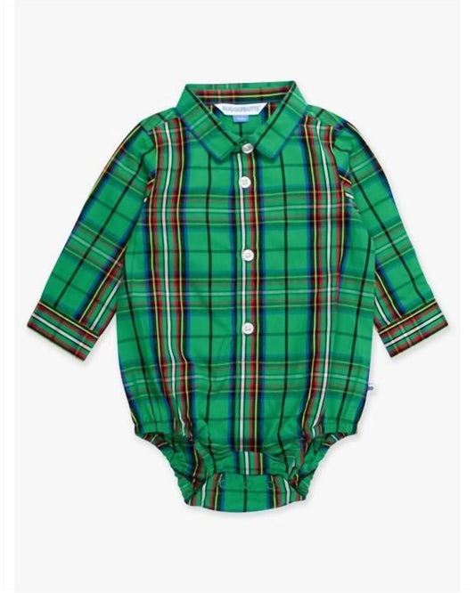 Langärmliger Baby-Body mit Knopfleiste