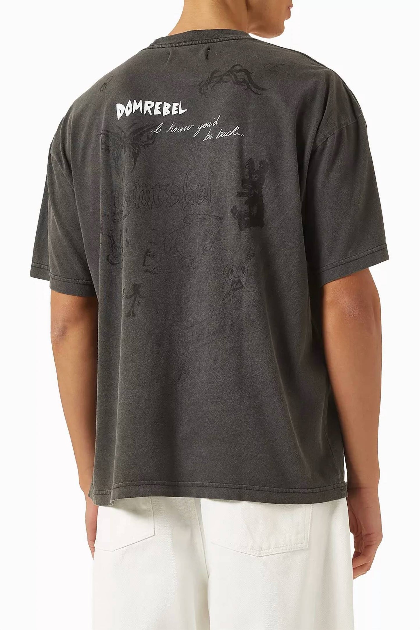 Lender Grafik-Baumwoll-T-Shirt