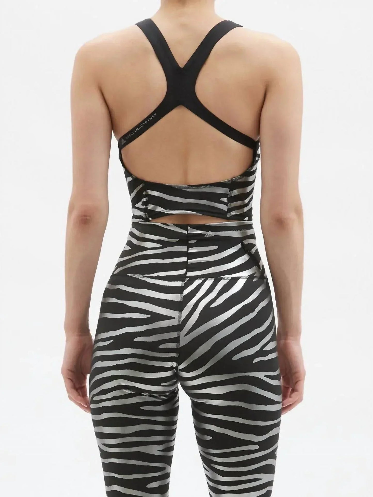 Print Cropped Tank Top
