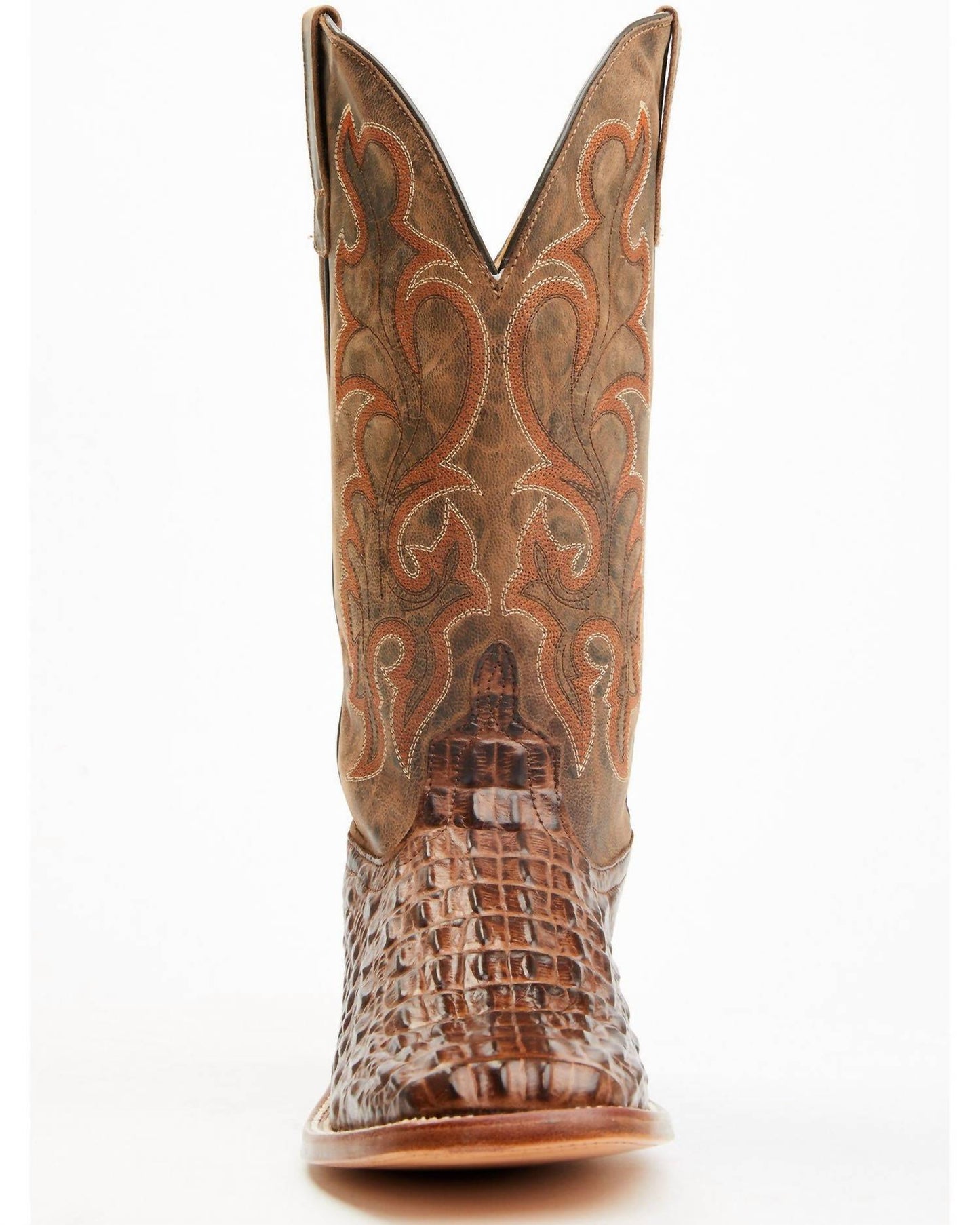 Westernstiefel für Herren mit Krokodilprägung