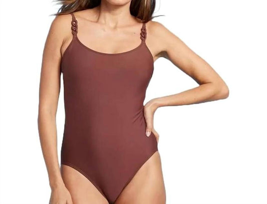 Solid Padded Bra One Piece Swim Suit