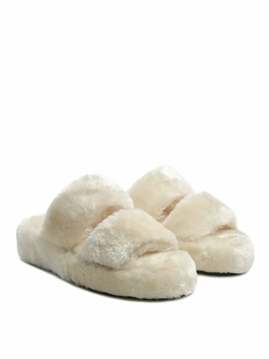 Women's Fur Slip-on Flats
