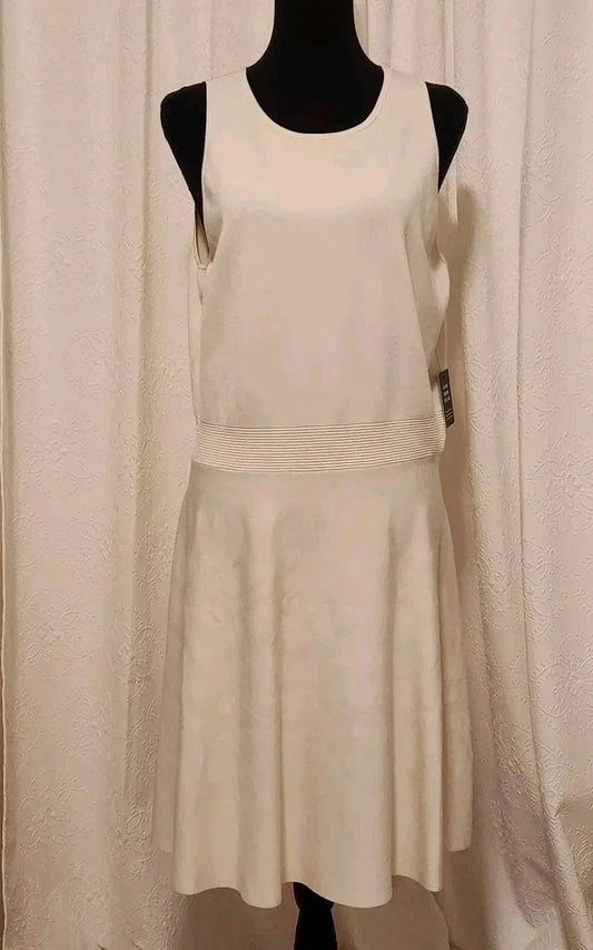 Women's Sleeveless Knit A-line Dress