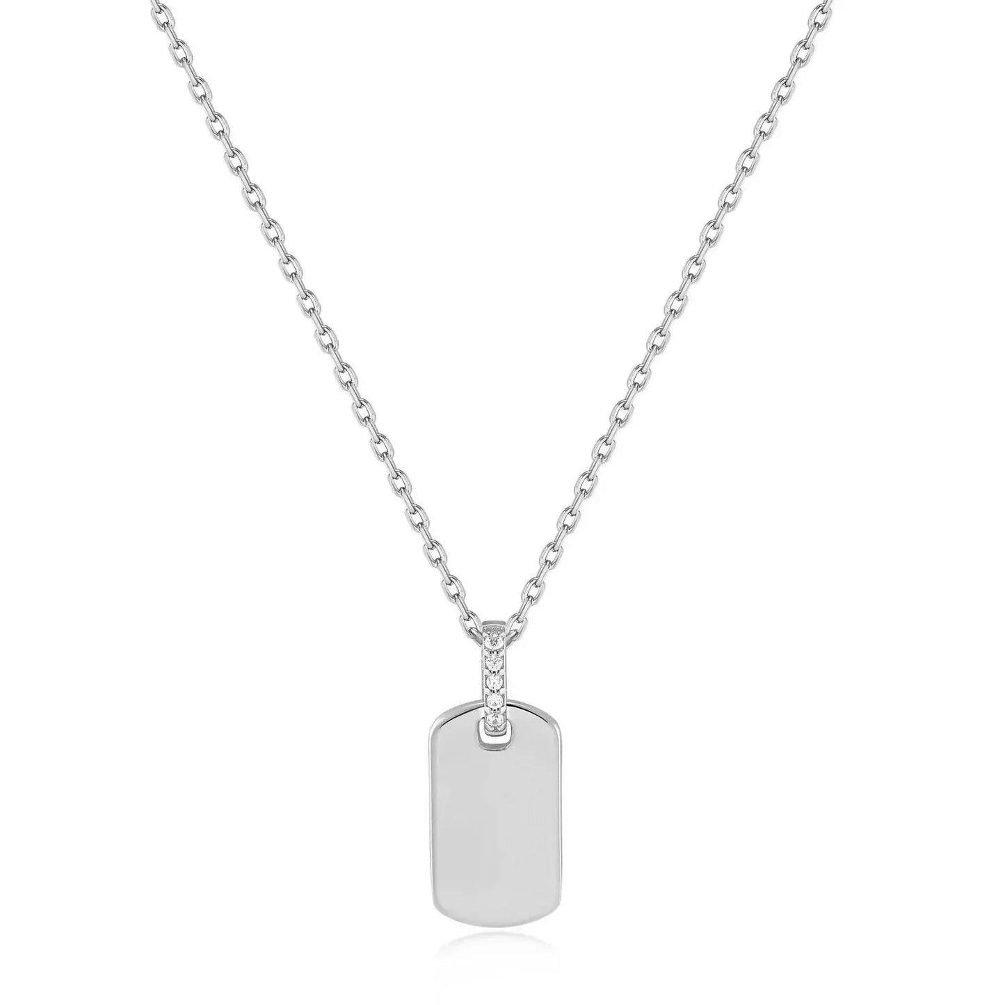 Women's Glam Tag Pendant Necklaces