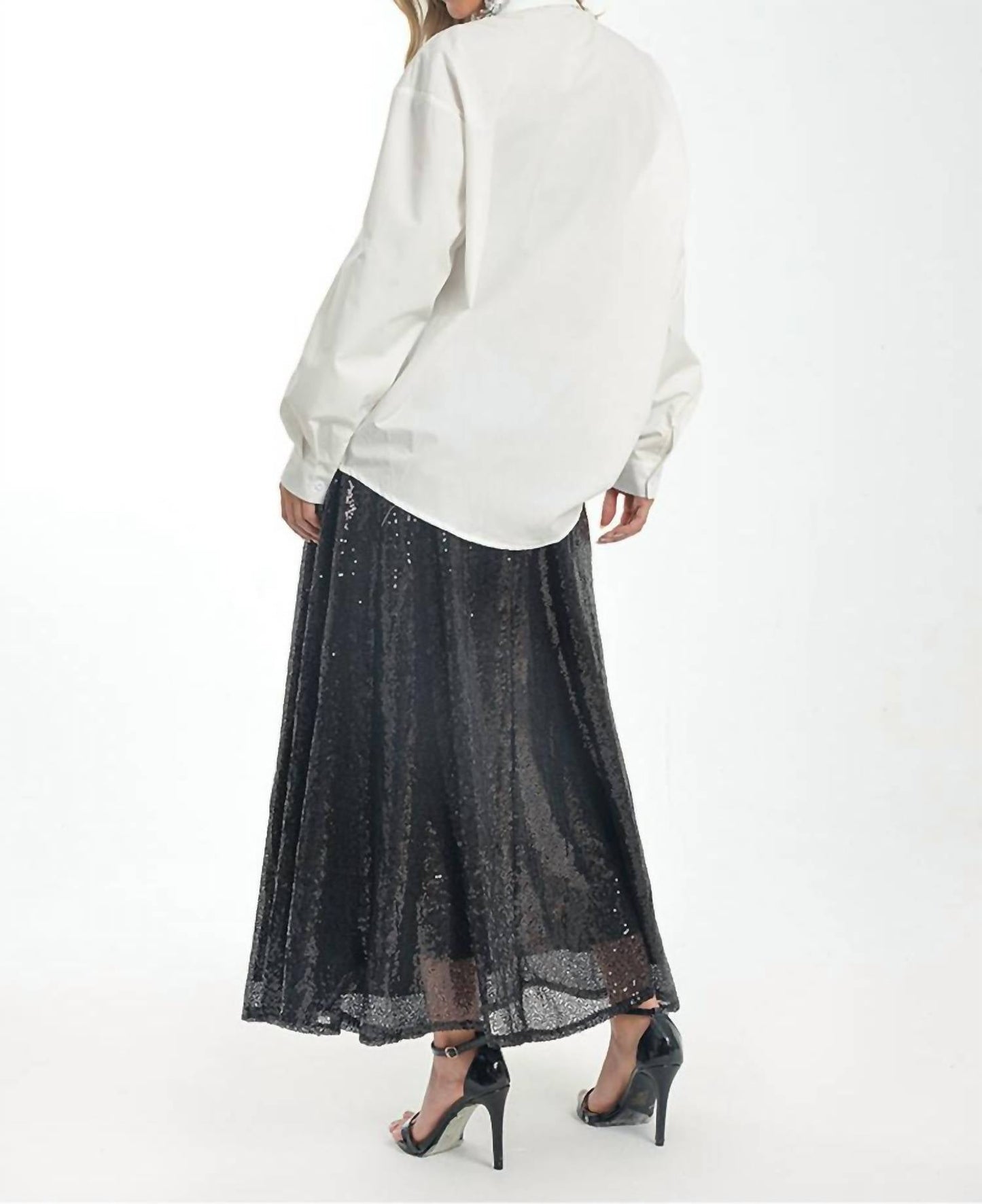 Bluse mit verziertem Kragen