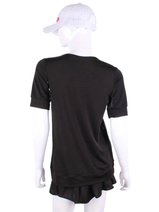 Damen-Baggy-V-Shirt aus weichem Material