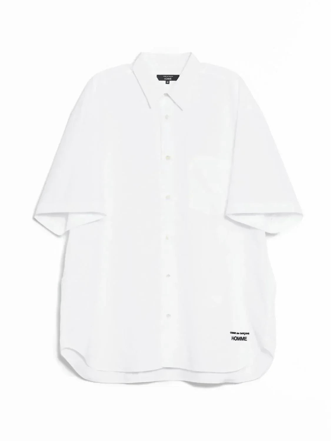 Men's Short Sleeve Embroidered Logo Button Down Shirt