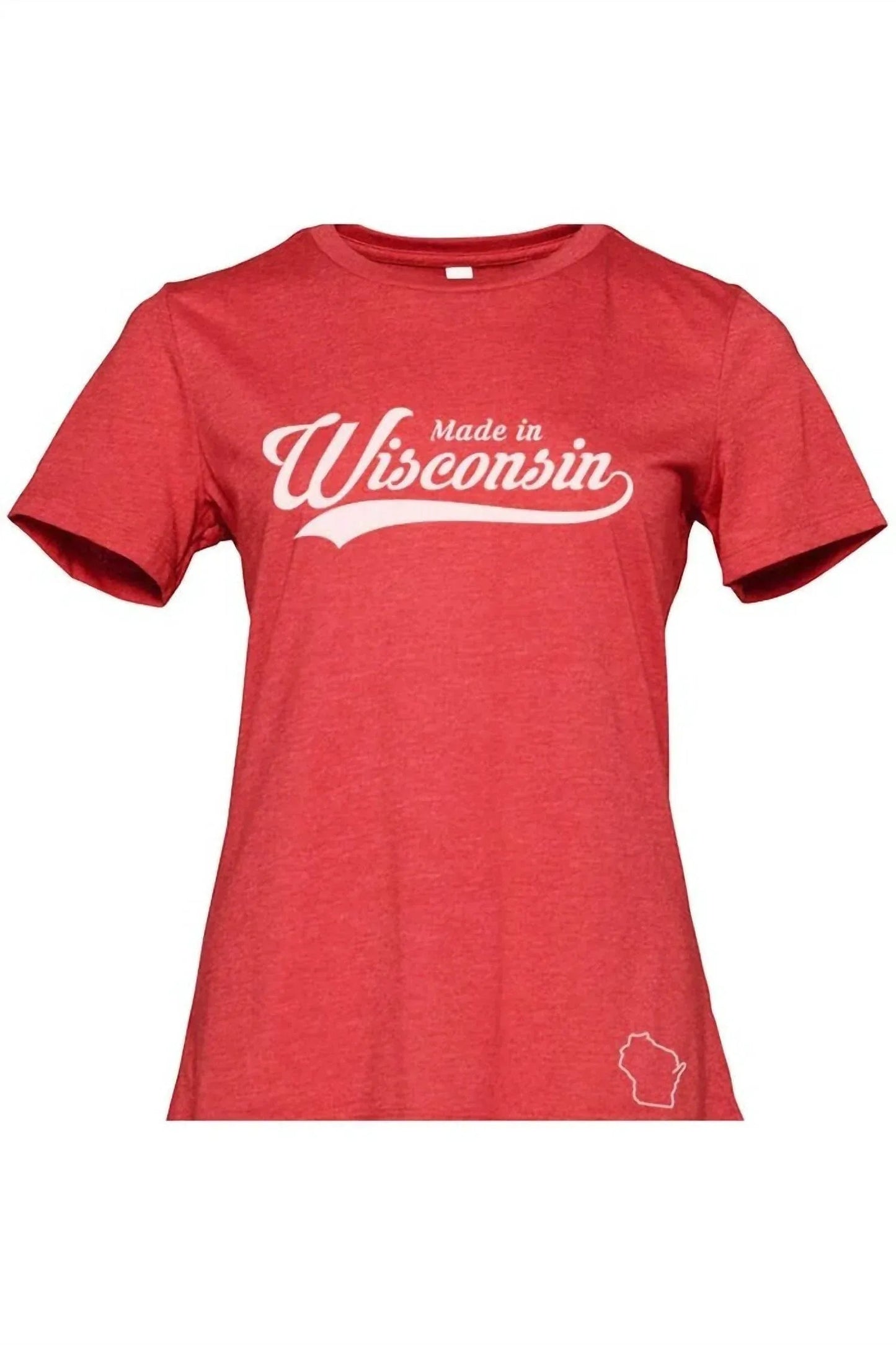 Damen-T-Shirt „Made In Wisconsin“