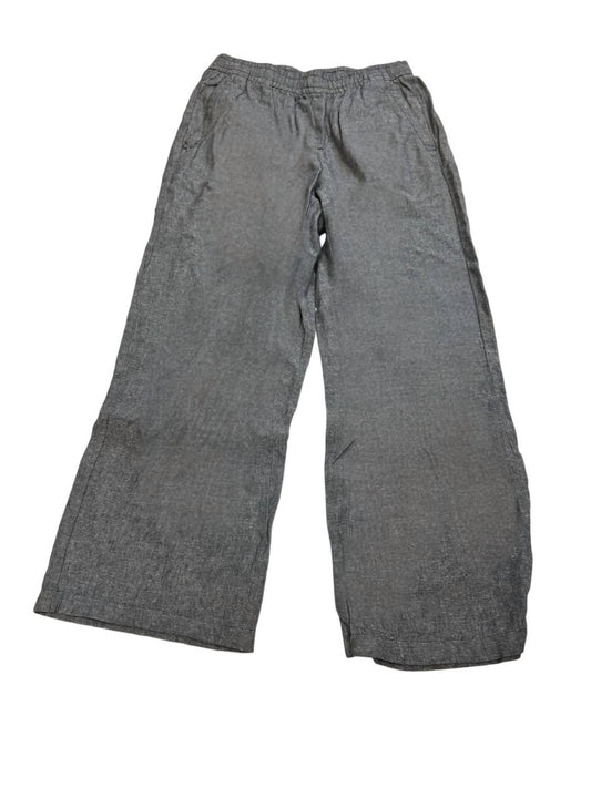 Women's Wide-leg Linen Blend Pull-on Casual Pants