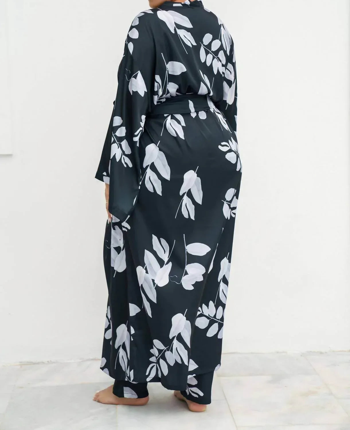 Floral Maxi Robe - Plus