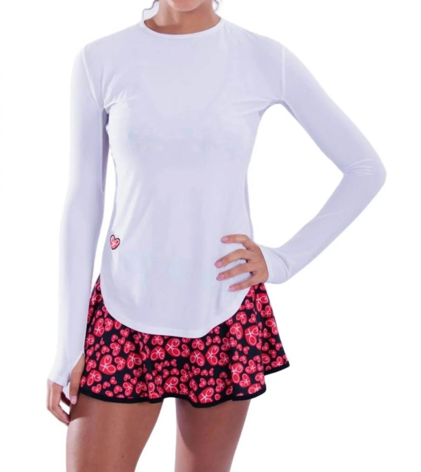 Mesh Long Sleeve Crew Tee