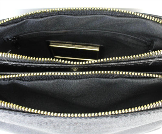 Women's Alessia Box Bag With Double Zippers Crossbody
