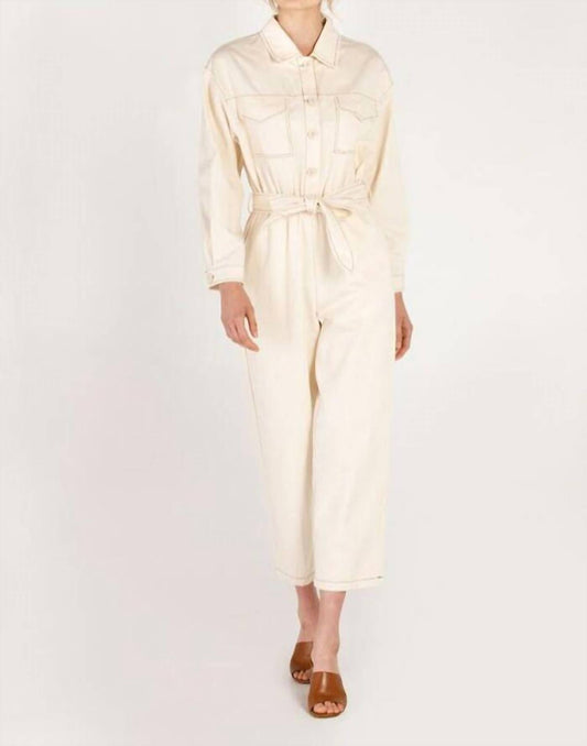 Contrast Stitch Jumpsuit