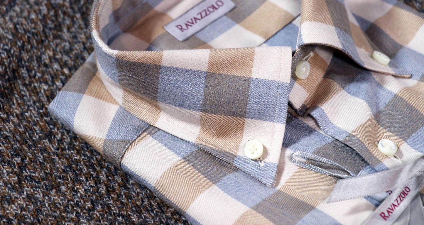 Men's Apres Ski Luxury Flannel Sport Shirt