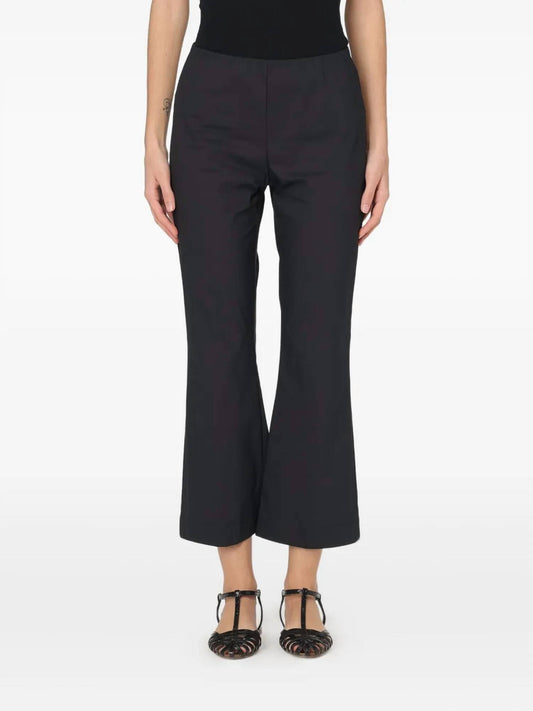 Solid Bootcut Knit Trouser