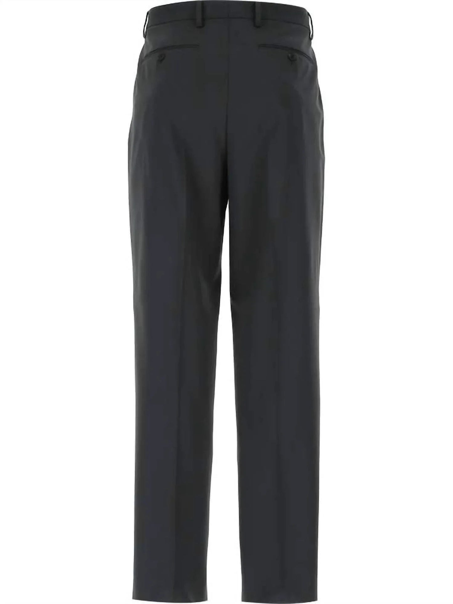 Men's Belted Wool Blend Pants
