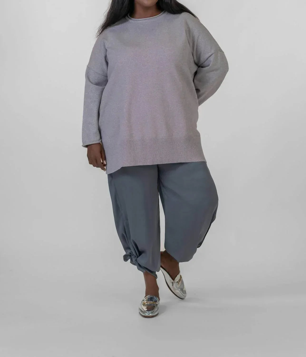 Saku Long Sleeve Long Blouse - Plus