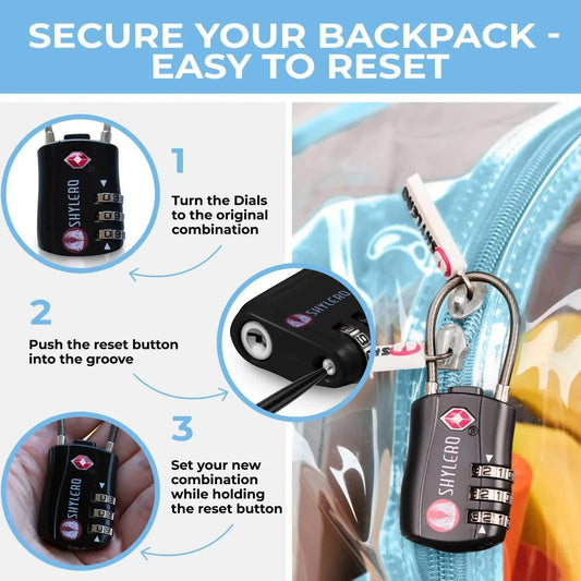 Transparenter Rucksack für Damen