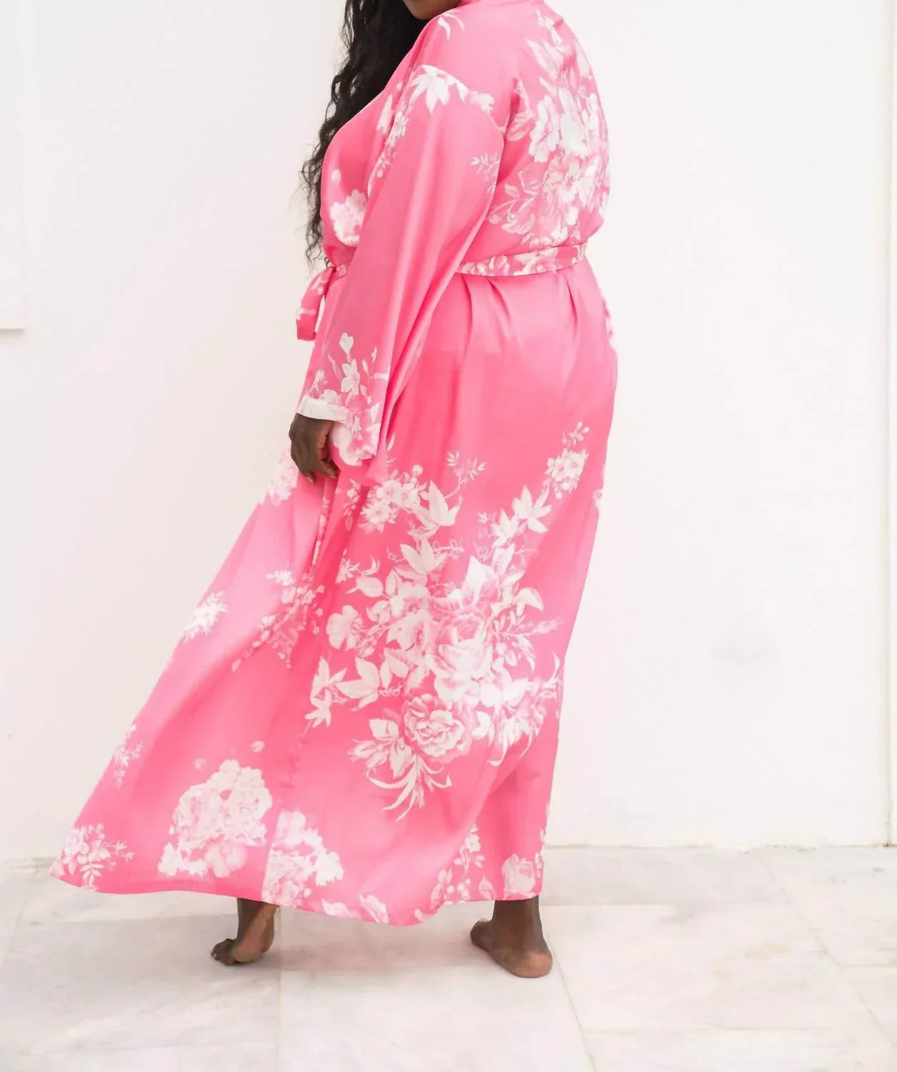 Floral Maxi Robe - Plus