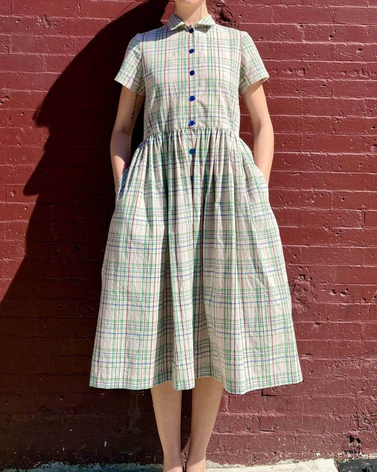 Hope Baumwoll-Karo-Kleid