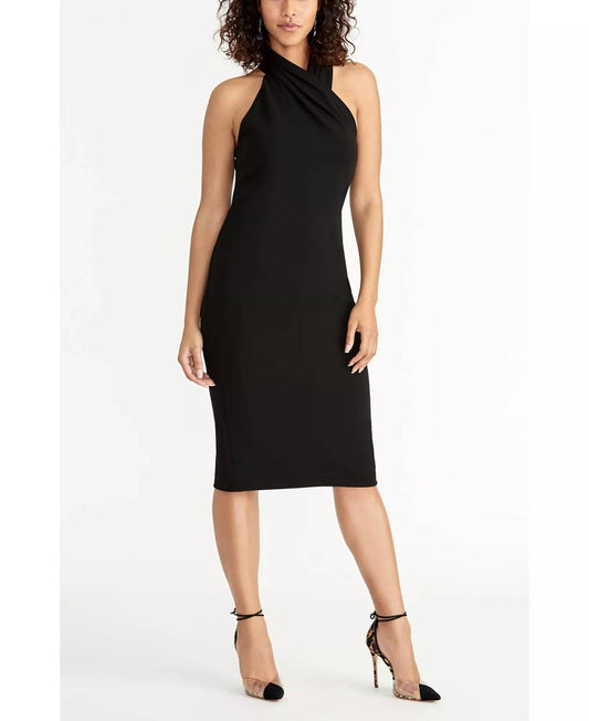 Elegant Sleeveless Halter Bodycon Mini Dress
