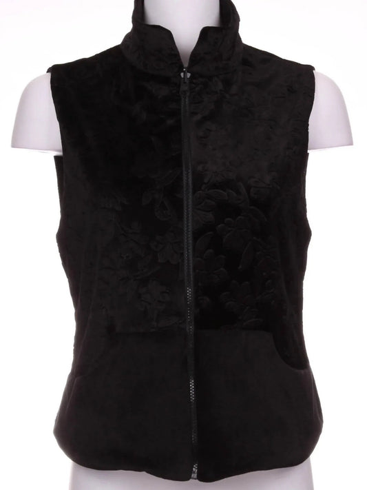 Women's Velvet Reversible Vest