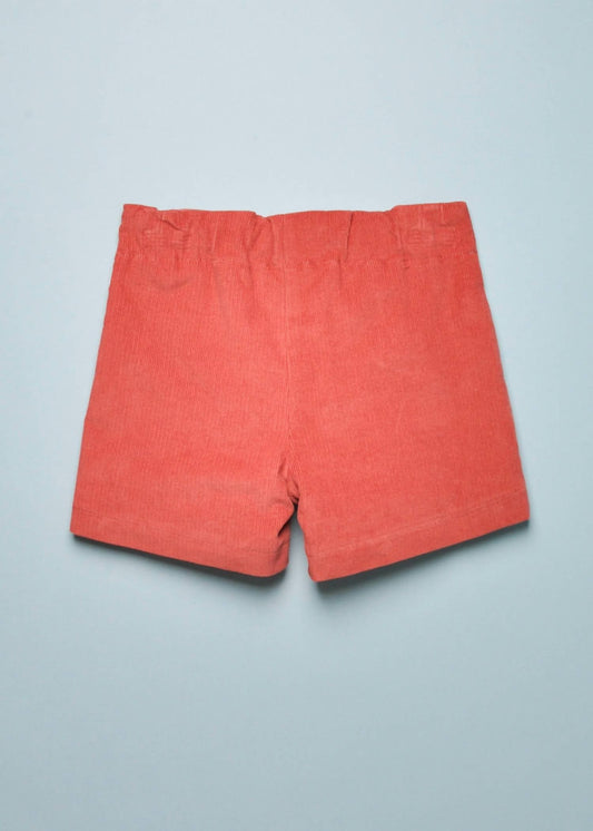 Mädchen Cord-Knopf-Shorts