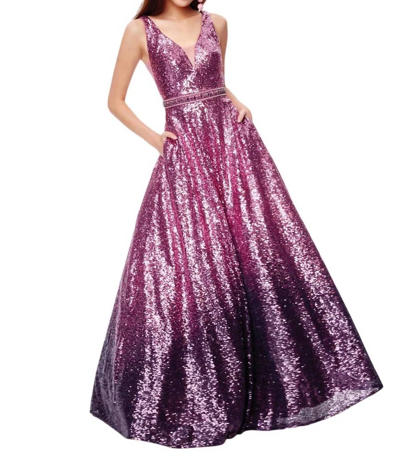 Sequin Ball Gown