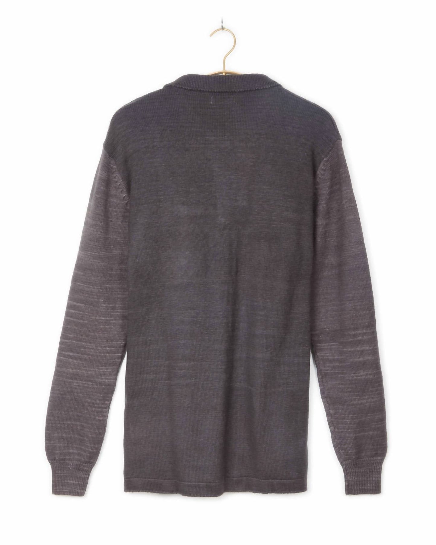 Herren Madhur Johnny Kragen Flachstrickpullover