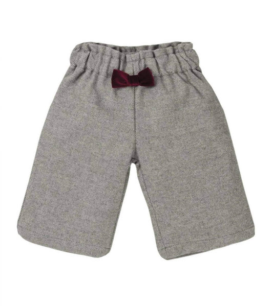 Mädchen Flannel Culottes mit Schleife
