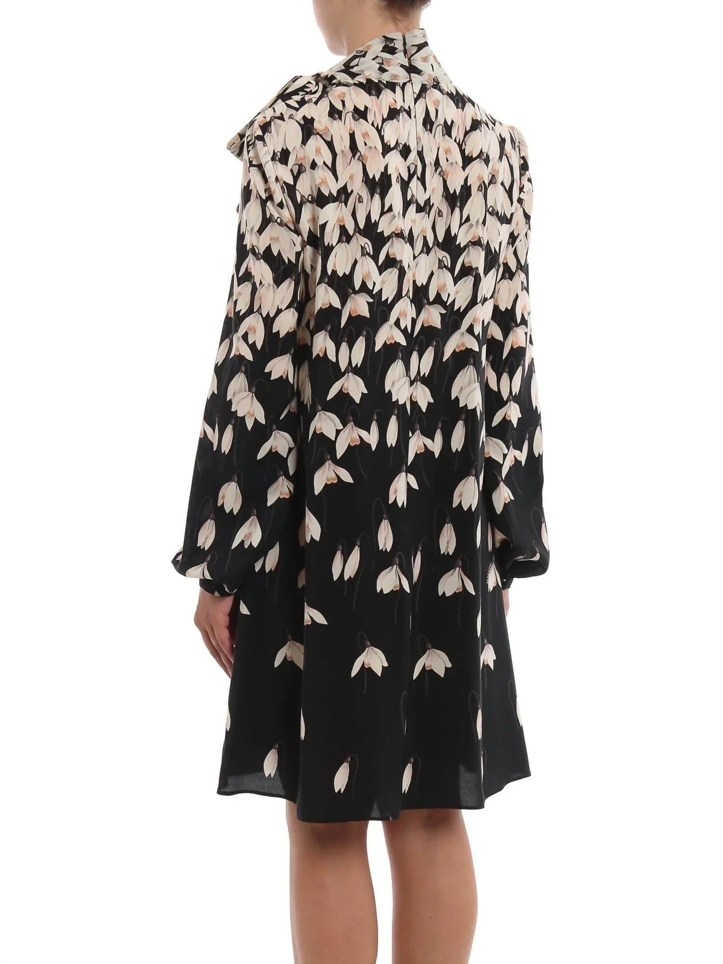 Snowdrop Crepe De Chine Silk Dress