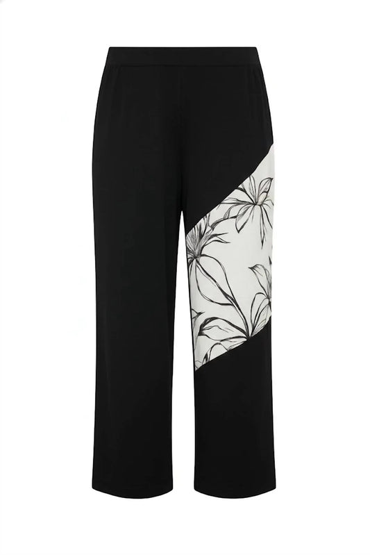 High-Waist-Hose mit weitem Bein