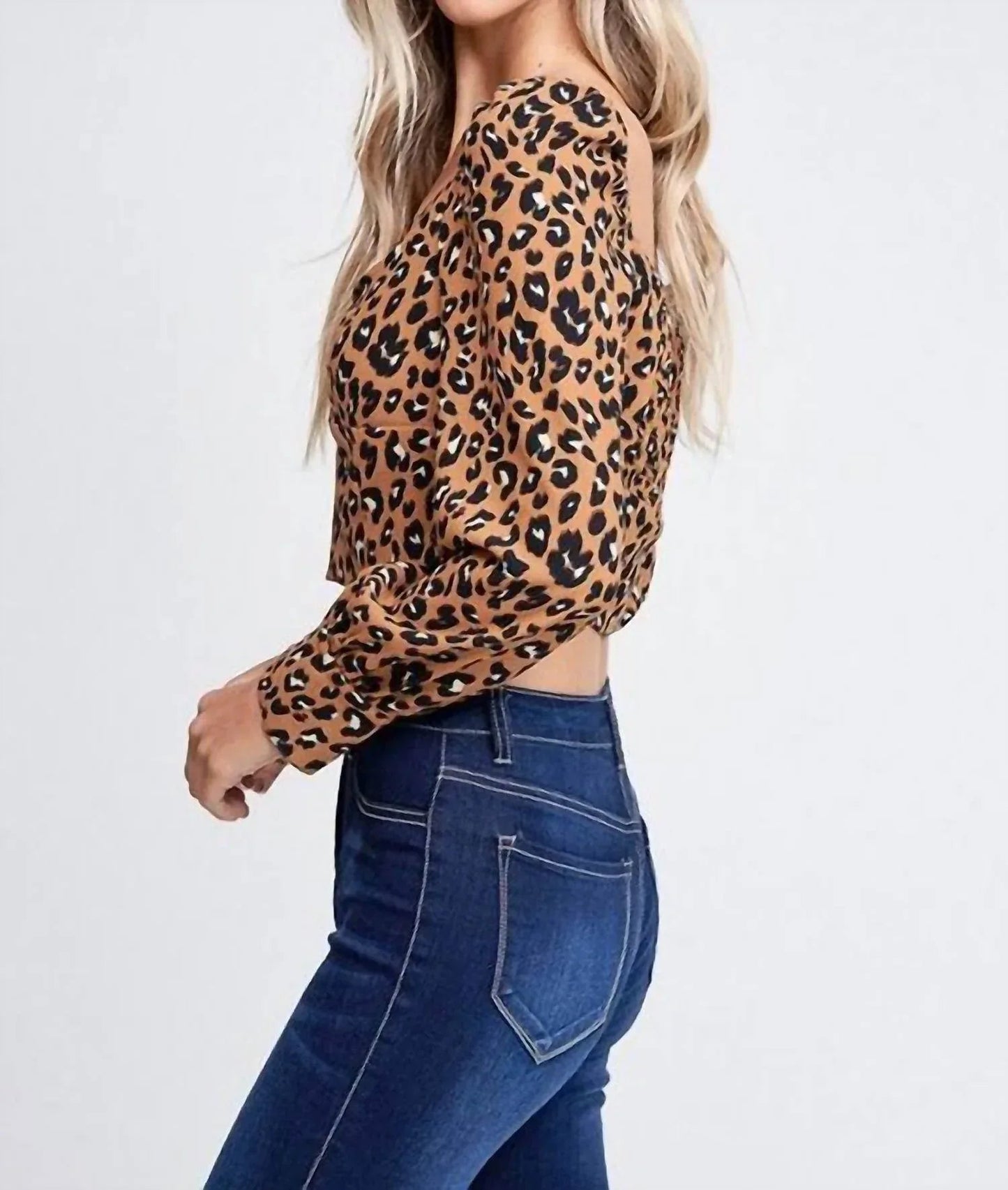 Jacqueline Leopard Crop Top