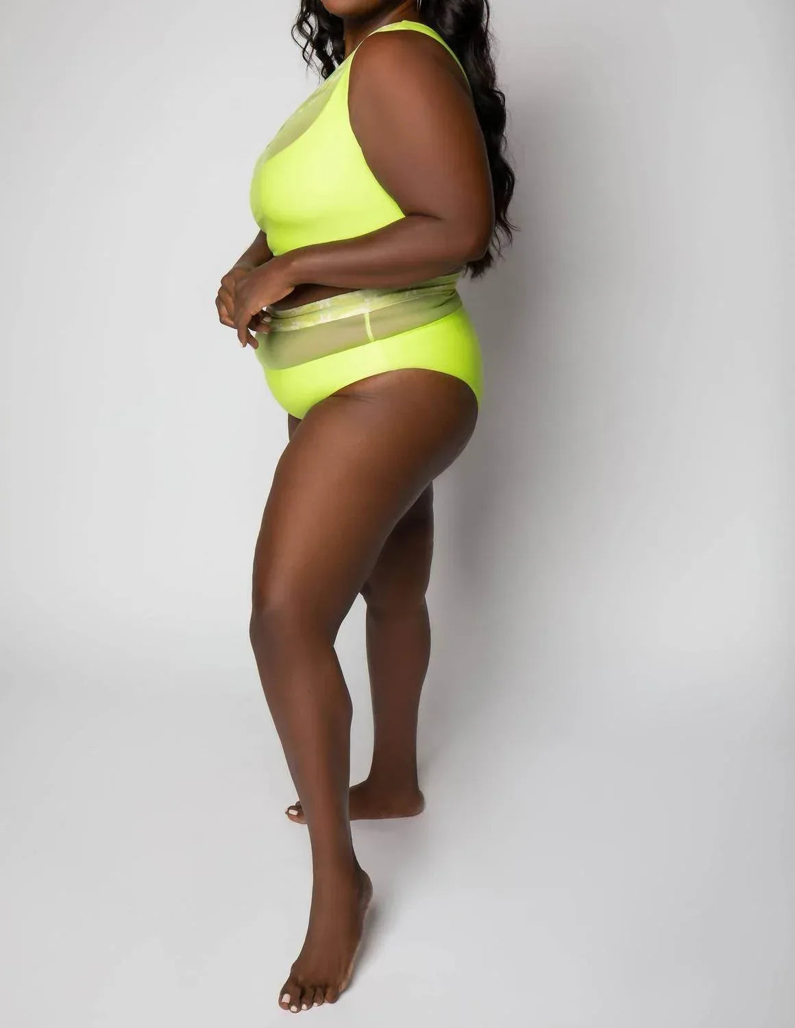 Bay One-Shoulder-Bikini-Oberteil – Große Größen
