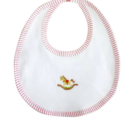 Baby Boys Rocking Horse Bib