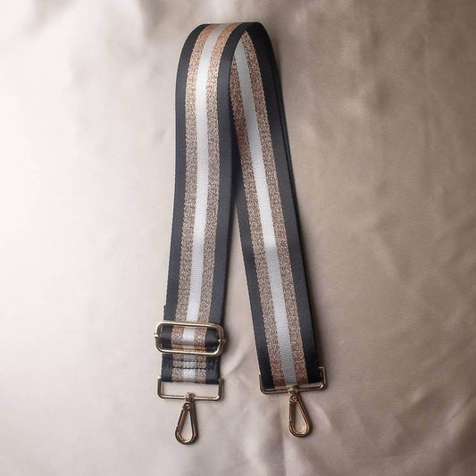 Women's Striped Detachable Adjustable Crossbody Purse Bag Strap