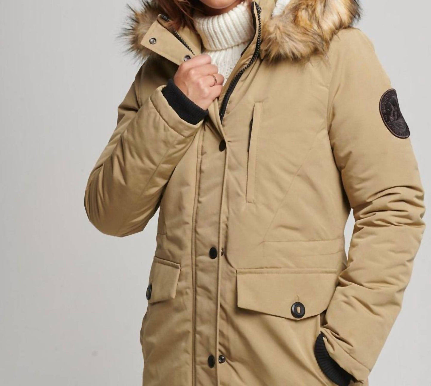 Everest Kunstpelz Bomberjacke