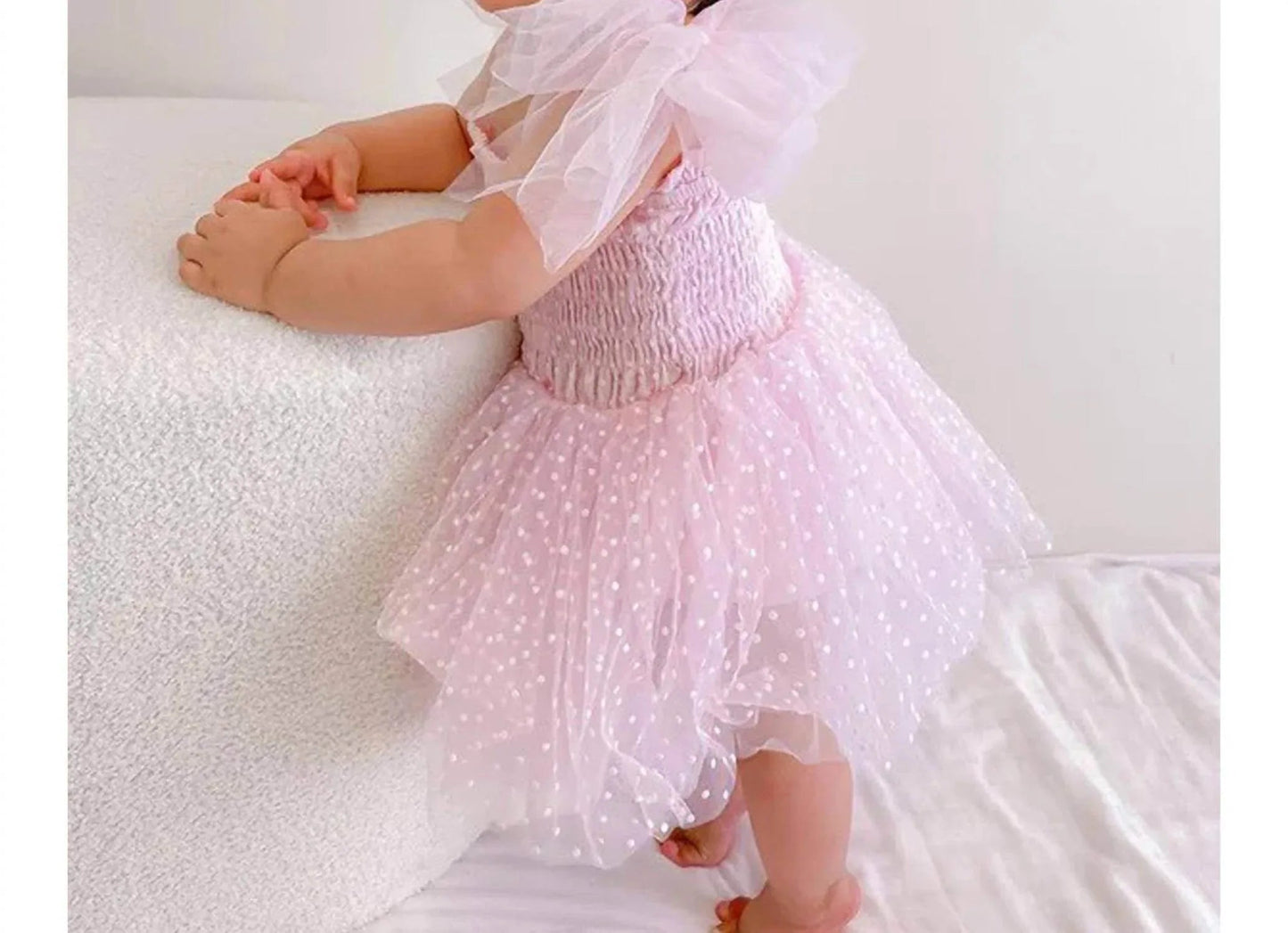 Poppy Tupfen Swiss Romper-Kleid