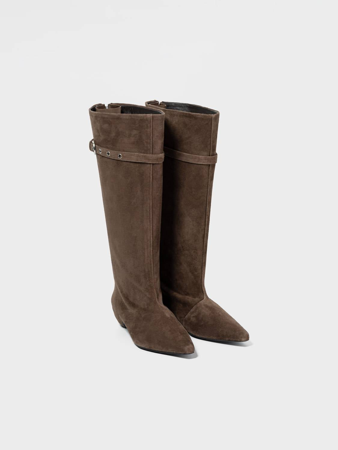 Women's Suede Middle Boots