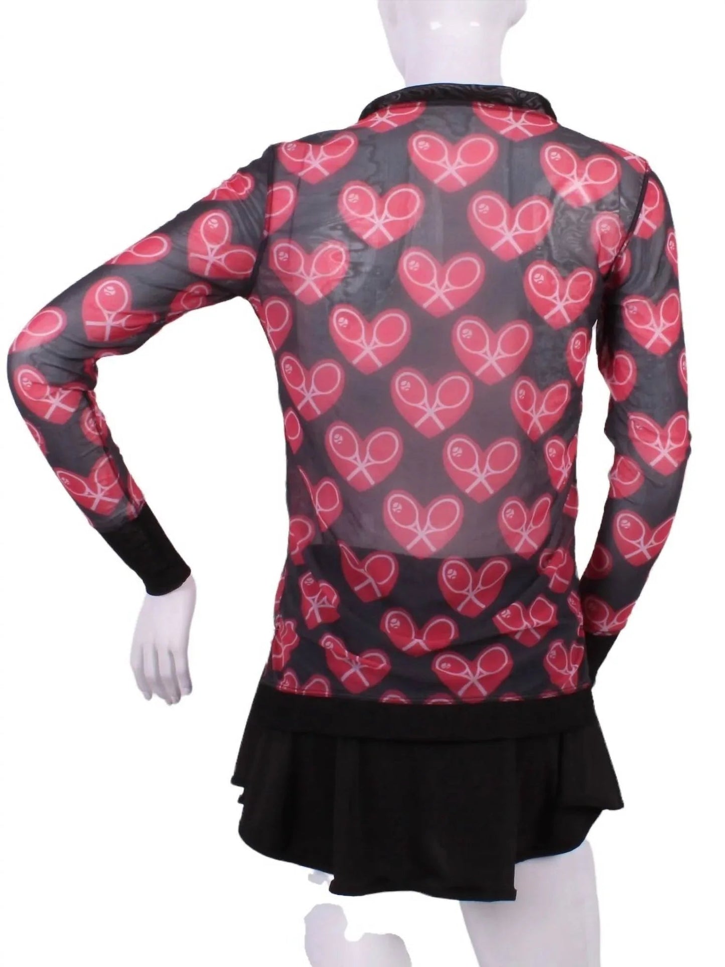Women's Limited Mid Heart Mesh Very Vee Top