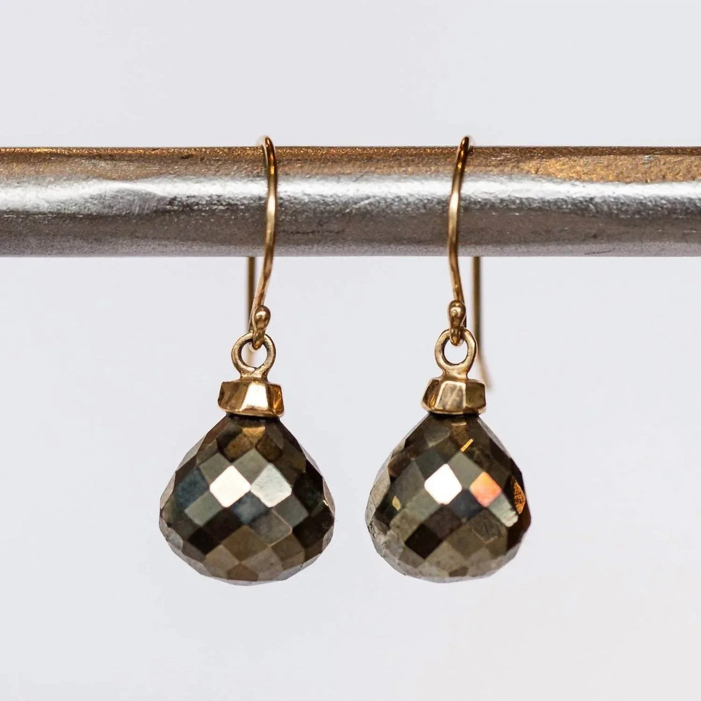 Women's 14k Pyrite Earrings