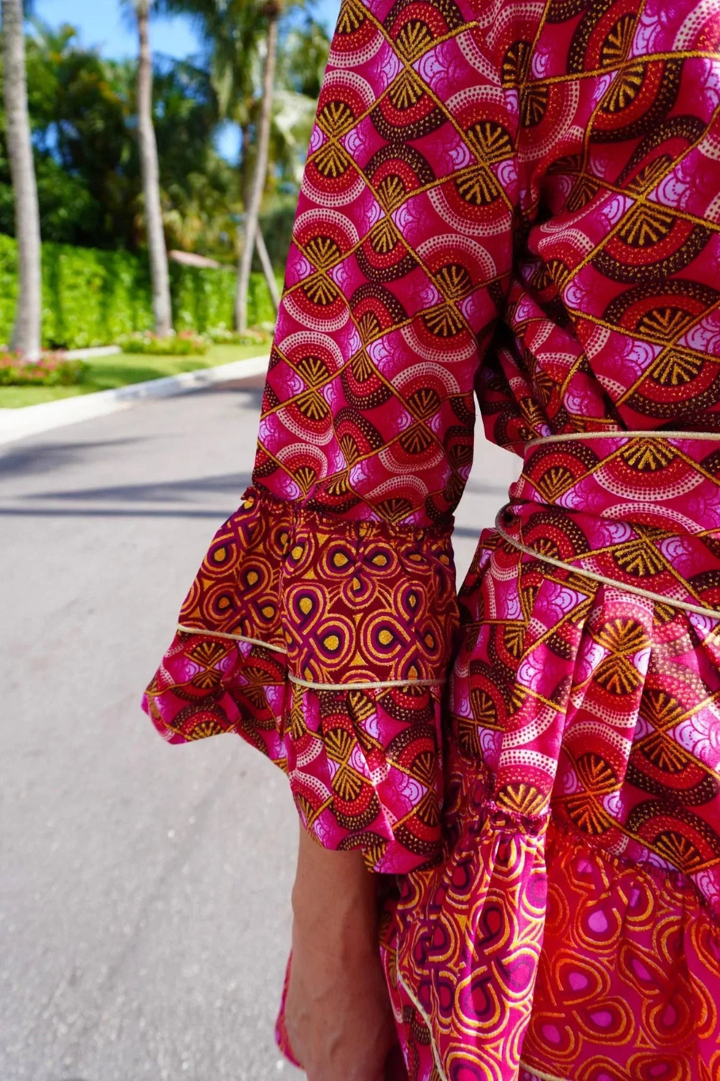 Pompadour Boubou Minikleid